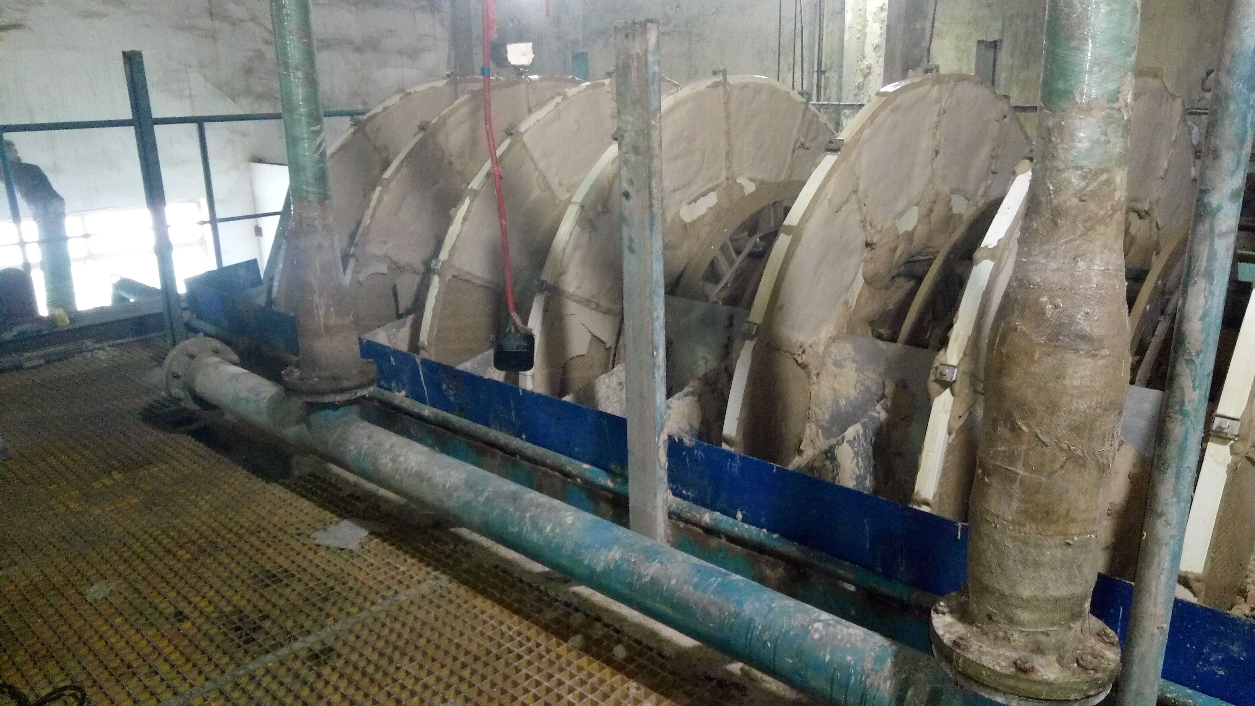 大唐保定熱電廠(chǎng)1、2號濾布圓盤(pán)脫水機改造